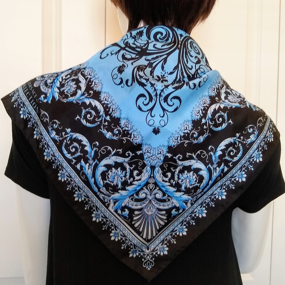 Versace Collection Authentic Silk Scarf - Picture 2 of 9